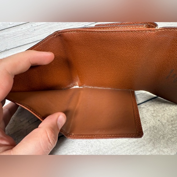 Louis Vuitton Portefeiulle Elise Trifold Wallet Monogram Canvas Leather - Picture 11 of 14